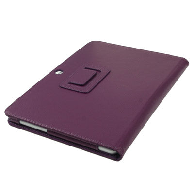 Litchi Texture Leather Case with Holder for Galaxy Tab 2 (10.1) / P5100,