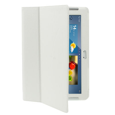 Litchi Texture Leather Case with Holder for Galaxy Tab 2 (10.1) / P5100,