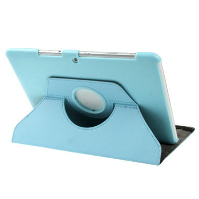 360 Degree Rotatable Litchi Texture Leather Case with Holder for Galaxy Tab 2 (10.1) / P5100,