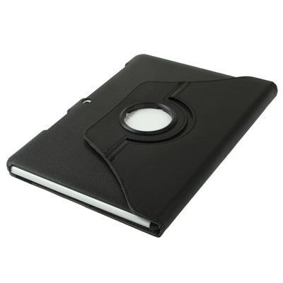 360 Degree Rotatable Litchi Texture Leather Case with Holder for Galaxy Tab 2 (10.1) / P5100,