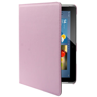 360 Degree Rotatable Litchi Texture Leather Case with Holder for Galaxy Tab 2 (10.1) / P5100,