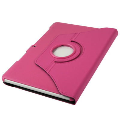 360 Degree Rotatable Litchi Texture Leather Case with Holder for Galaxy Tab 2 (10.1) / P5100,