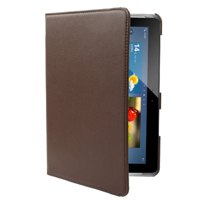 360 Degree Rotatable Litchi Texture Leather Case with Holder for Galaxy Tab 2 (10.1) / P5100,