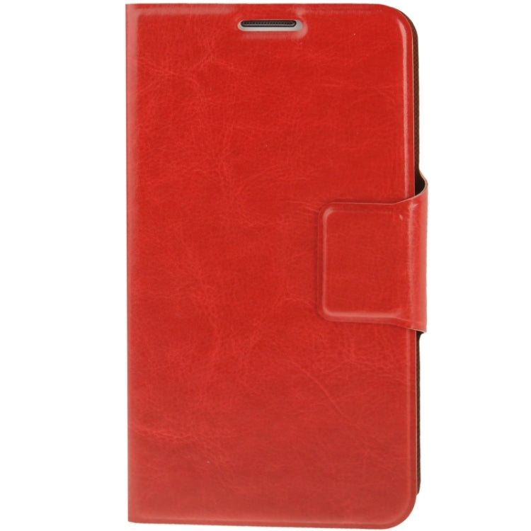 Crazy Horse Texture Flip Leather Case with Credit Card Slot / Hollow Holder / Sleep / Wake-up Function for Galaxy Note II / N7100