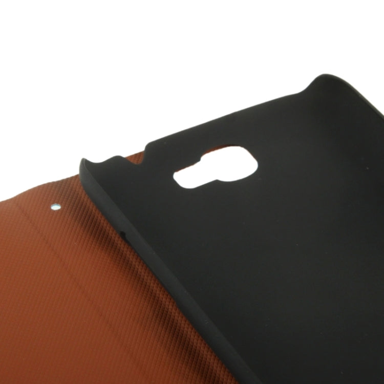 Crazy Horse Texture Flip Leather Case with Credit Card Slot / Hollow Holder / Sleep / Wake-up Function for Galaxy Note II / N7100
