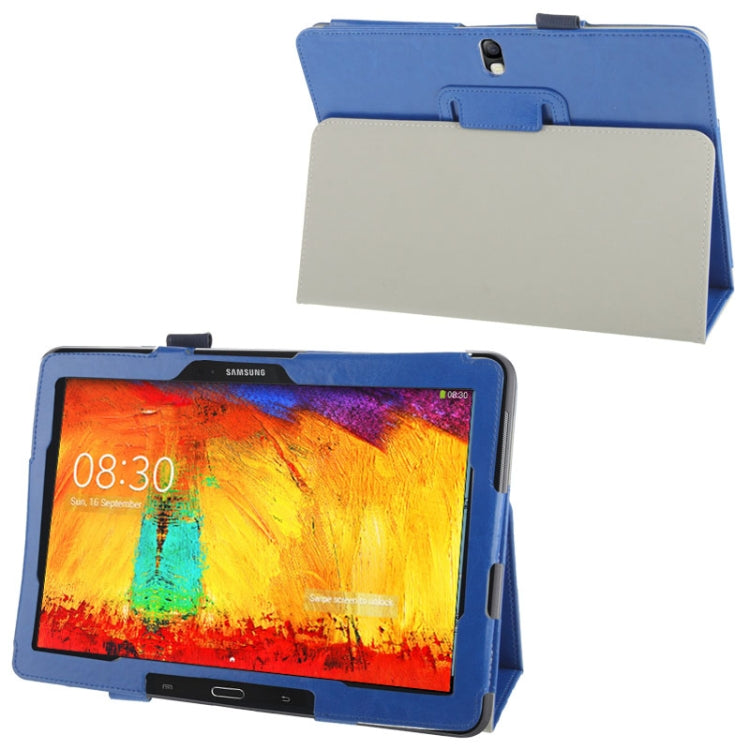 Crazy Horse Texture Leather Case with Holder for Galaxy Note 10.1 / P600 (2014 Edition),