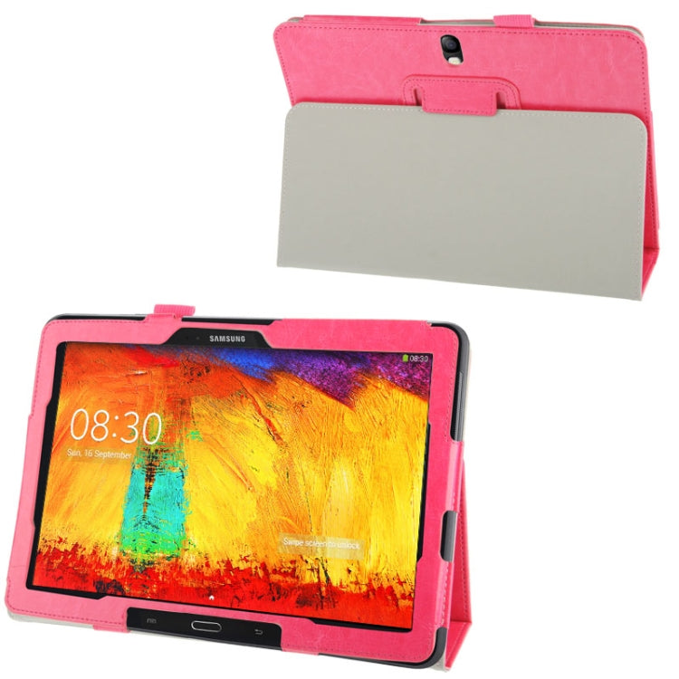 Crazy Horse Texture Leather Case with Holder for Galaxy Note 10.1 / P600 (2014 Edition),