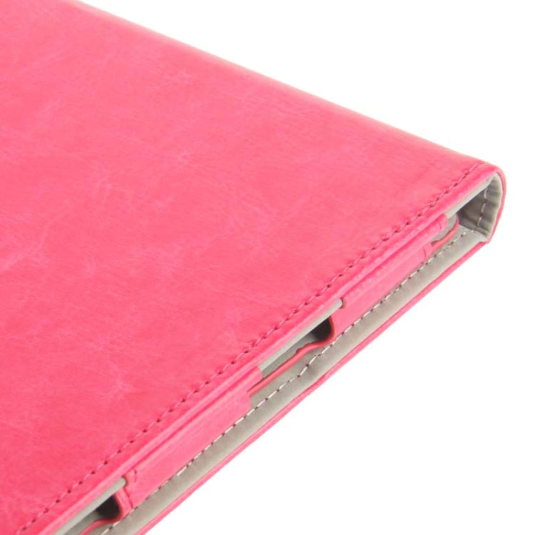 Crazy Horse Texture Leather Case with Holder for Galaxy Note 10.1 / P600 (2014 Edition),