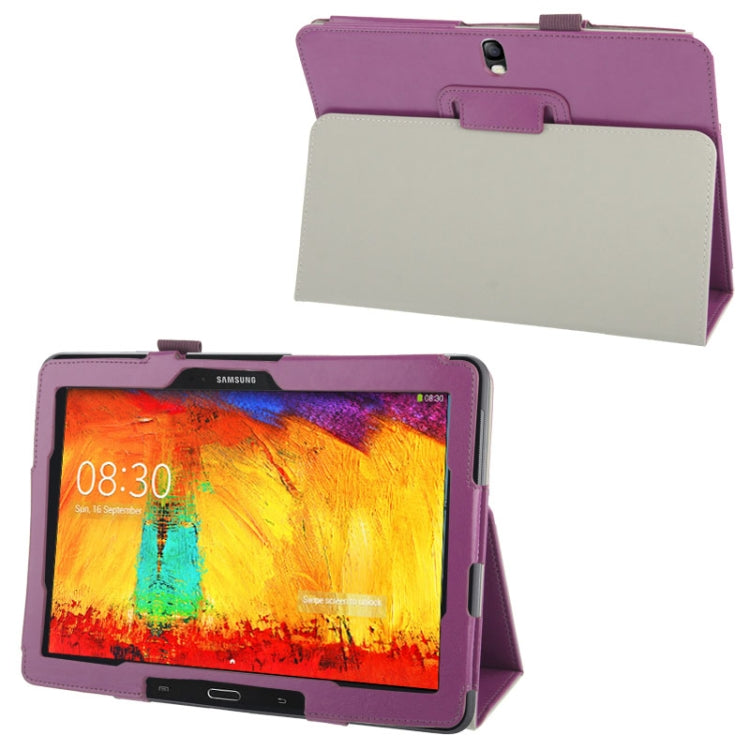 Crazy Horse Texture Leather Case with Holder for Galaxy Note 10.1 / P600 (2014 Edition),