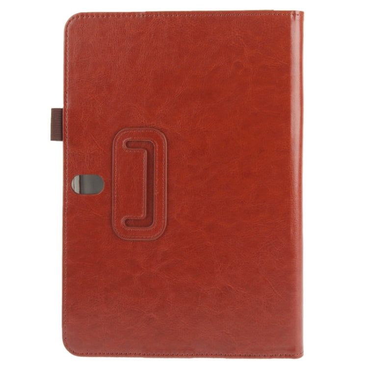 Crazy Horse Texture Leather Case with Holder for Galaxy Note 10.1 / P600 (2014 Edition),