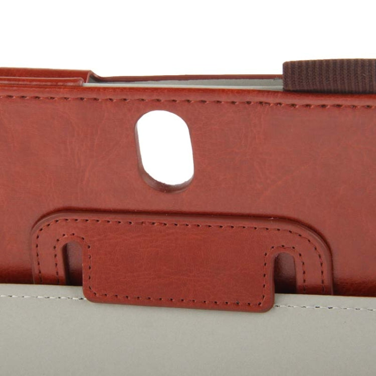 Crazy Horse Texture Leather Case with Holder for Galaxy Note 10.1 / P600 (2014 Edition),