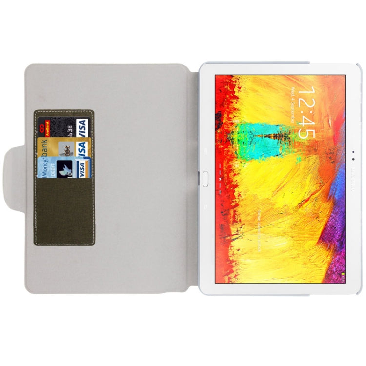 Oracle Texture Leather Case with Holder for Galaxy Note 10.1 / P600 (2014 Edition)