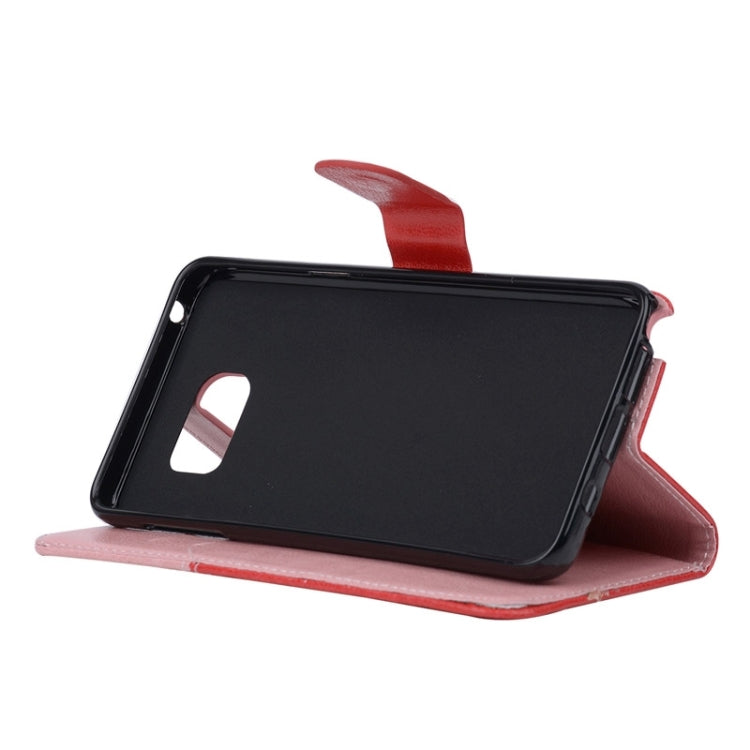 Smile Pattern Horizontal Flip Leather Case with Card Slots & Wallet & Holder for Galaxy Note 5