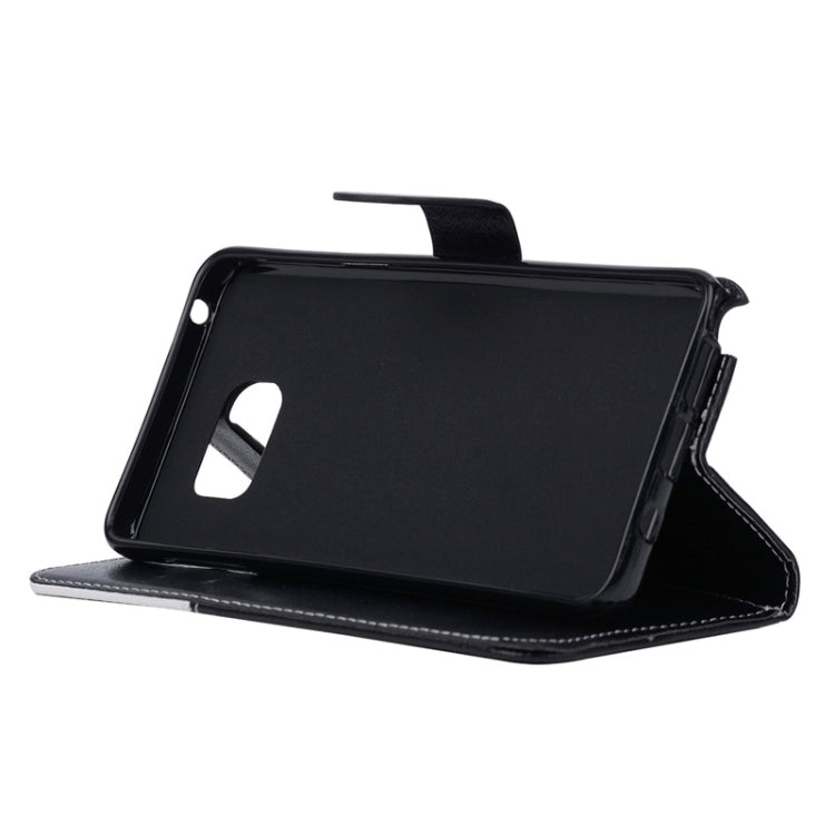 Smile Pattern Horizontal Flip Leather Case with Card Slots & Wallet & Holder for Galaxy Note 5