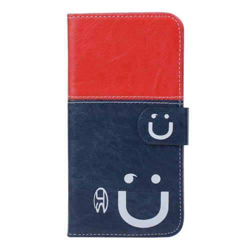 Smile Pattern Horizontal Flip Leather Case with Card Slots & Wallet & Holder for Galaxy Note 5 Edge