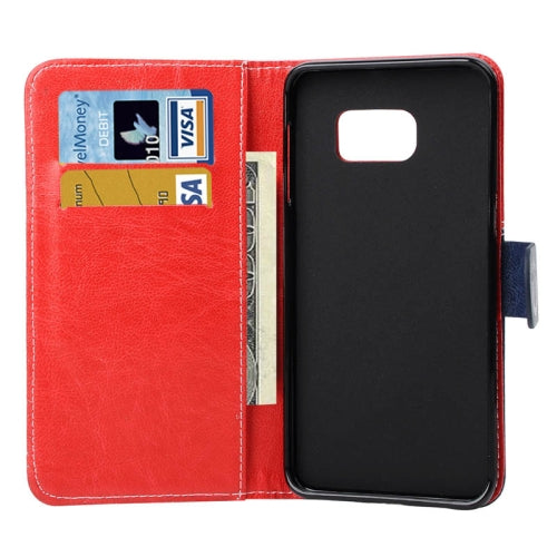 Smile Pattern Horizontal Flip Leather Case with Card Slots & Wallet & Holder for Galaxy Note 5 Edge