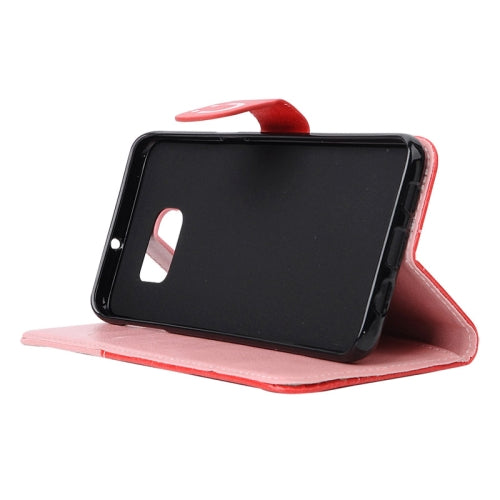Smile Pattern Horizontal Flip Leather Case with Card Slots & Wallet & Holder for Galaxy Note 5 Edge