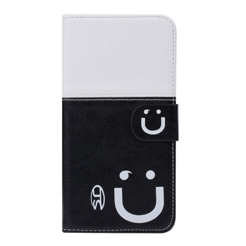 Smile Pattern Horizontal Flip Leather Case with Card Slots & Wallet & Holder for Galaxy Note 5 Edge