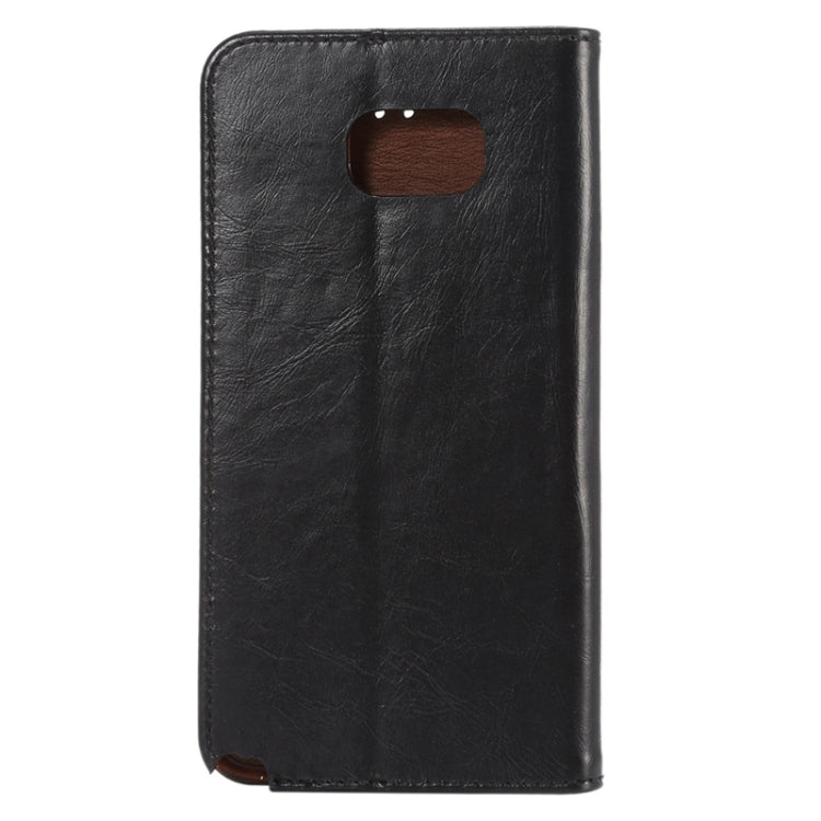 Crazy Horse Texture Magnetic Buckle Leather Case with Card Slots & Holder for Galaxy Note 5 / N920