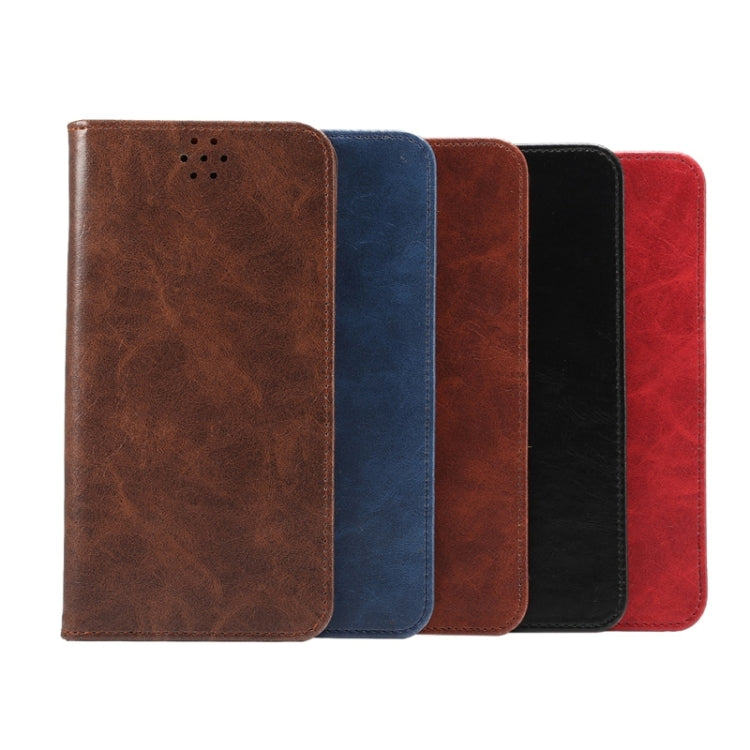 Crazy Horse Texture Magnetic Buckle Leather Case with Card Slots & Holder for Galaxy Note 5 / N920