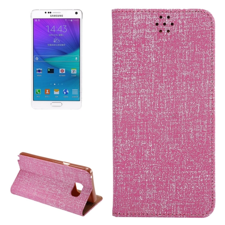 Cloth Texture Magnetic Buckle Leather Case with Card Slots & Holder for Galaxy Note 5 / N920