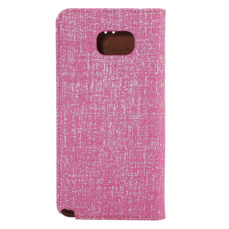 Cloth Texture Magnetic Buckle Leather Case with Card Slots & Holder for Galaxy Note 5 / N920