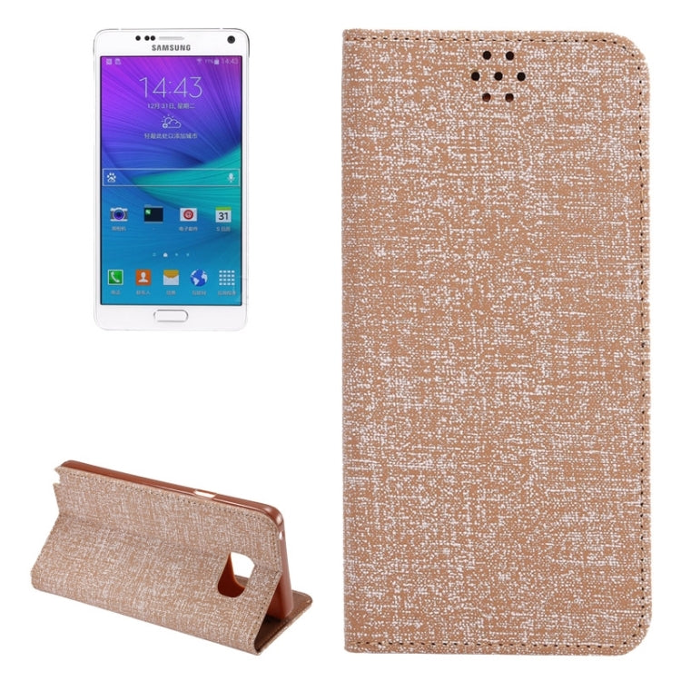 Cloth Texture Magnetic Buckle Leather Case with Card Slots & Holder for Galaxy Note 5 / N920