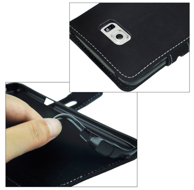 Horizontal Flip Leather Case with Holder & Card Slots & Wallet for Galaxy Note 5 / N920