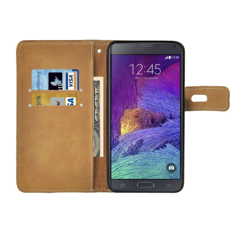 Horizontal Flip Leather Case with Holder & Card Slots & Wallet for Galaxy Note 5 / N920