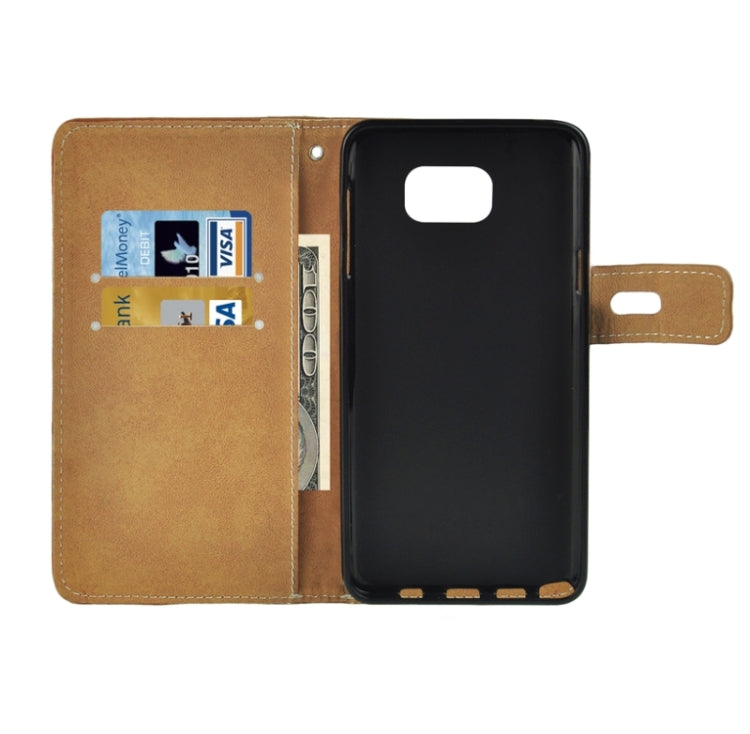 Horizontal Flip Leather Case with Holder & Card Slots & Wallet for Galaxy Note 5 / N920