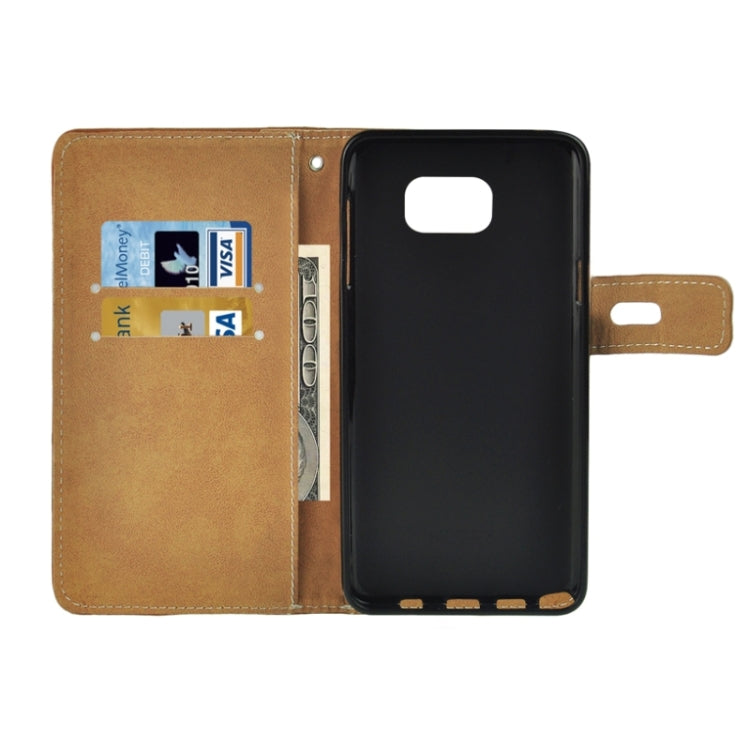 Horizontal Flip Leather Case with Holder & Card Slots & Wallet for Galaxy Note 5 / N920