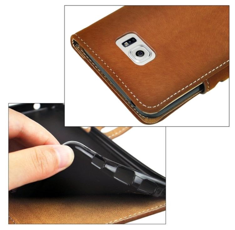 Horizontal Flip Leather Case with Holder & Card Slots & Wallet for Galaxy Note 5 / N920