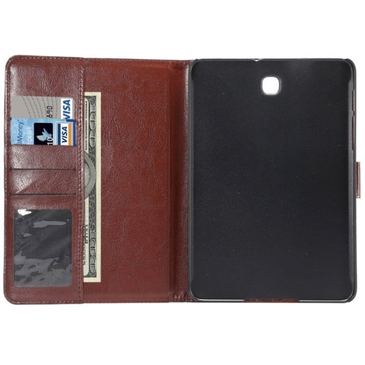 Flower Pattern Cloth Surface PU Leather Case with Holder & Card Slots & Wallet for Galaxy Tab S2 8.0 / T715