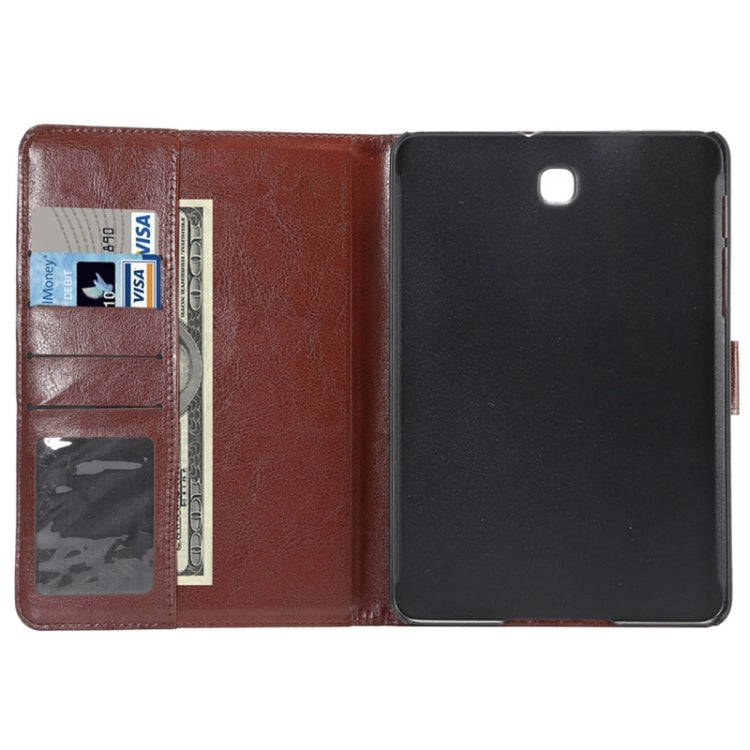 Flower Pattern Cloth Surface PU Leather Case with Holder & Card Slots & Wallet for Galaxy Tab S2 8.0 / T715
