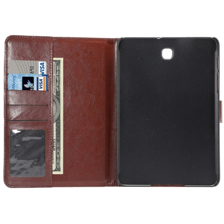 Denim Surface PU Leather Case with Holder & Card Slots & Wallet for Galaxy Tab S2 8.0 / T715(Black)
