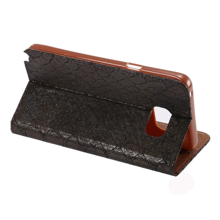 Stone Texture Magnetic Buckle Leather Case with Card Slot & Holder for Galaxy Note 5 / N920