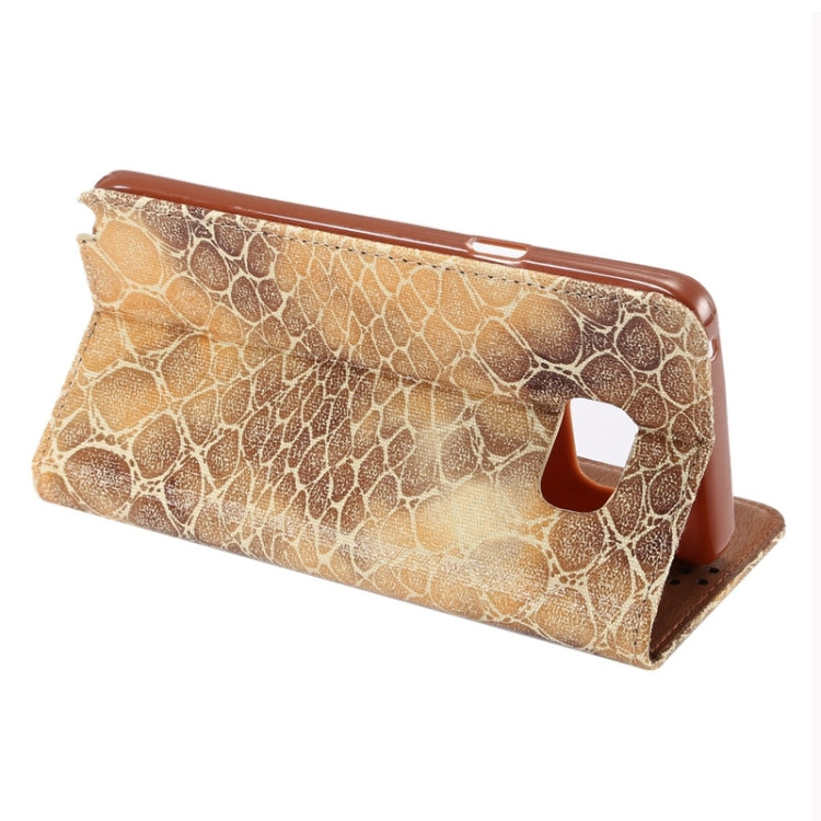 Stone Texture Magnetic Buckle Leather Case with Card Slot & Holder for Galaxy Note 5 / N920