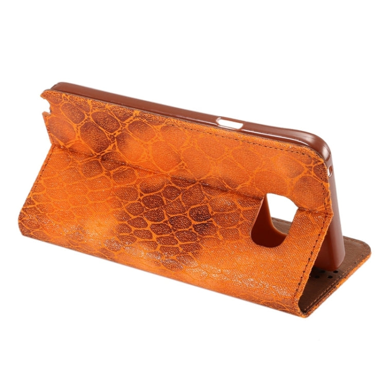 Stone Texture Magnetic Buckle Leather Case with Card Slot & Holder for Galaxy Note 5 / N920