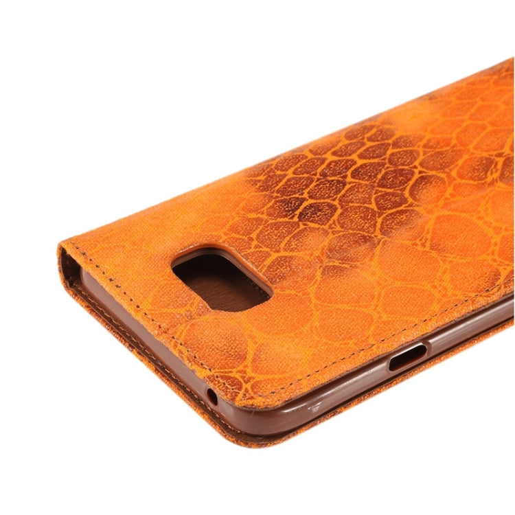 Stone Texture Magnetic Buckle Leather Case with Card Slot & Holder for Galaxy Note 5 / N920