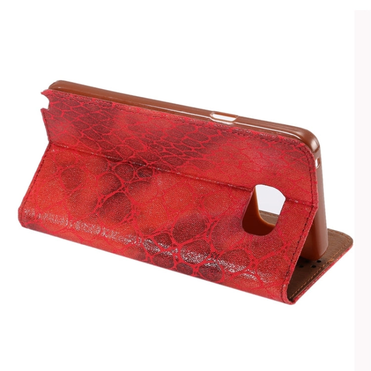 Stone Texture Magnetic Buckle Leather Case with Card Slot & Holder for Galaxy Note 5 / N920