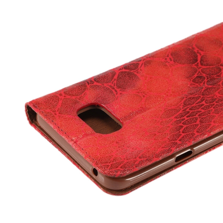 Stone Texture Magnetic Buckle Leather Case with Card Slot & Holder for Galaxy Note 5 / N920
