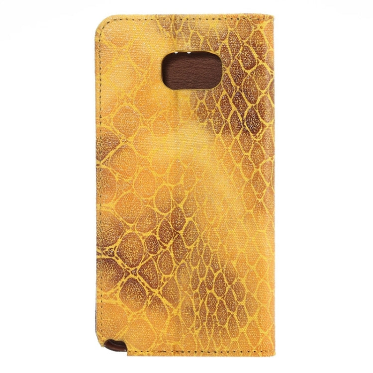 Stone Texture Magnetic Buckle Leather Case with Card Slot & Holder for Galaxy Note 5 / N920