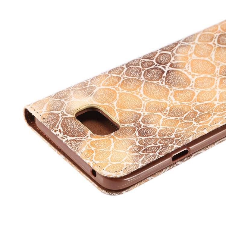 Stone Texture Magnetic Buckle Leather Case with Card Slot & Holder for Galaxy Note 5 / N920
