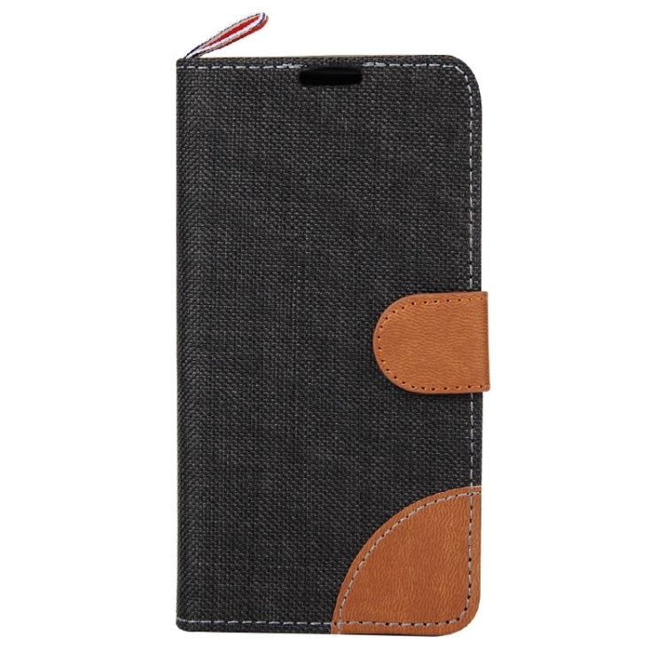 Denim Texture Horizontal Flip Leather Case with Card Slots & Holder & Lanyard for Galaxy S5 / G900