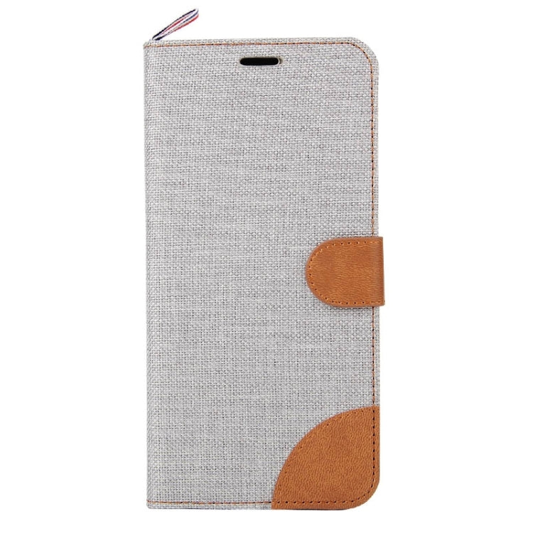 Denim Texture Horizontal Flip Leather Case with Card Slots & Holder & Lanyard for Galaxy A8