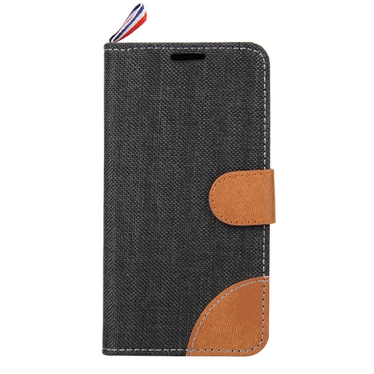 Denim Texture Horizontal Flip Leather Case with Card Slots & Holder & Lanyard for Galaxy Core Prime / G360