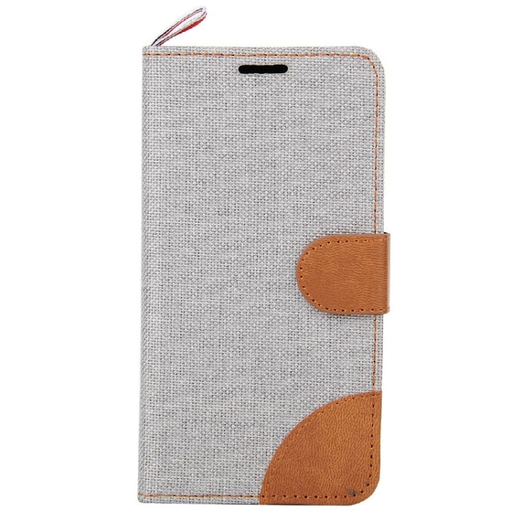 Denim Texture Horizontal Flip Leather Case with Card Slots & Holder & Lanyard for Galaxy Core Prime / G360