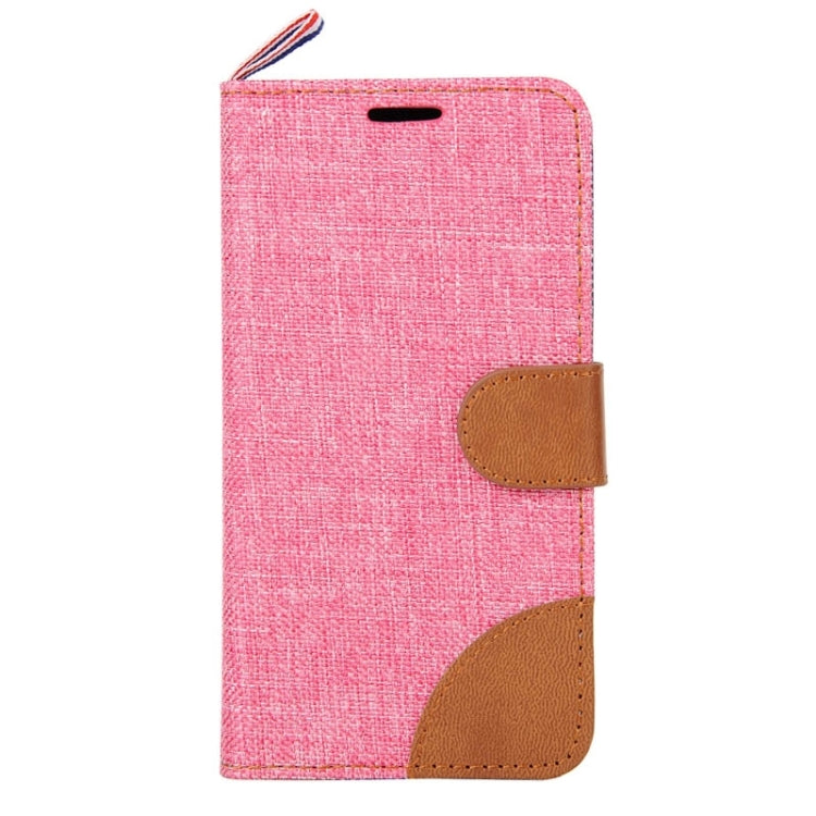 Denim Texture Horizontal Flip Leather Case with Card Slots & Holder & Lanyard for Galaxy Core Prime / G360