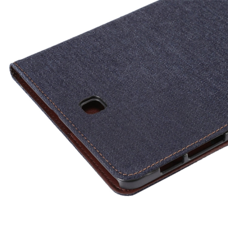 Denim Surface PU Leather Case with Holder & Card Slots & Wallet for Galaxy Tab S2 9.7 / T815