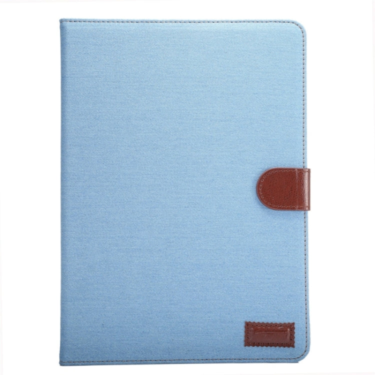 Denim Surface PU Leather Case with Holder & Card Slots & Wallet for Galaxy Tab S2 9.7 / T815